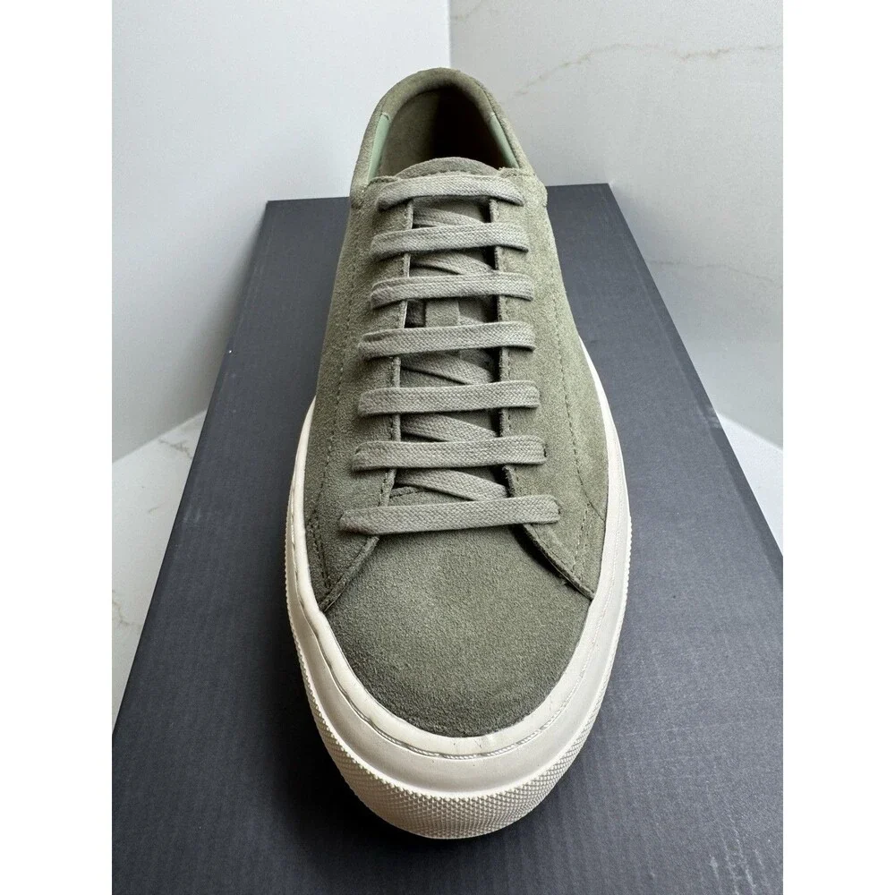 Joseph Abboud Men's Green Suede Lace-Up Sneakers US 10.5 D (43GL)